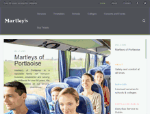 Tablet Screenshot of martleys.com